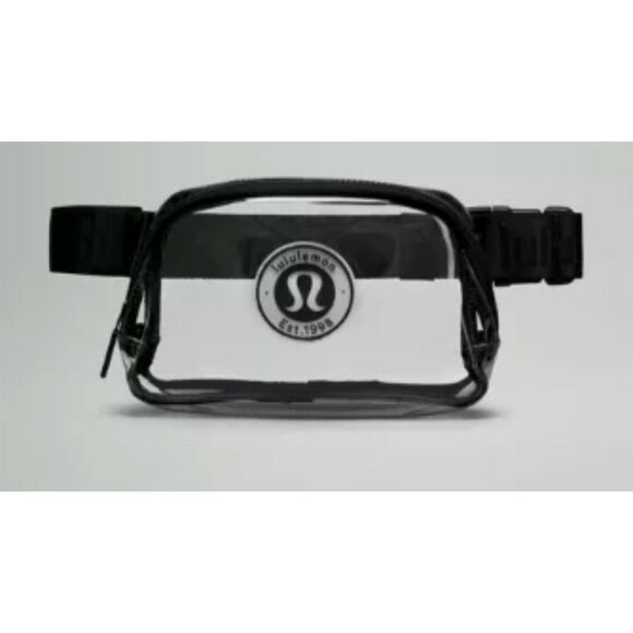 Lululemon Accessories - Lululemon Clear Anywhere Belt Bag 1L Unisex Adjustable Strap Event Ready NWT